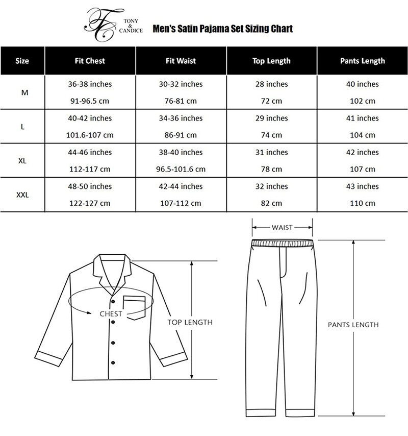 Tony&Candice Мъжка сатенена копринена пижама Комплект мъжки пижами Копринено спално облекло Мъжки секси модерен стил Мека уютна сатенена нощница Мъжка лятна