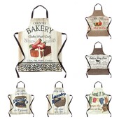 Esztétika Női konyhai kötény Gyermek vízálló pincérnő munkakötény Eredeti olaj- és szennyeződésálló retro divatos kötény