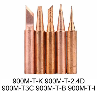 936 Universal Welding Heads 1Set 900m-TI 900M-TB Bit Head Head Solutions DIY Pure Copper Electric Welding Tips I/B/K/3C/2.4D