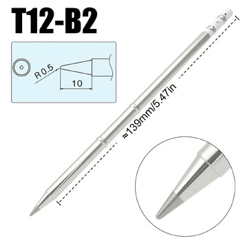 Μύτη συγκόλλησης T12 Tip T12-D24 ILS J02 K KU για Hakko Fx951 DIY T12 κιτ σταθμών συγκόλλησης Εργαλεία συγκόλλησης