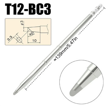 Μύτη συγκόλλησης T12 Tip T12-D24 ILS J02 K KU για Hakko Fx951 DIY T12 κιτ σταθμών συγκόλλησης Εργαλεία συγκόλλησης