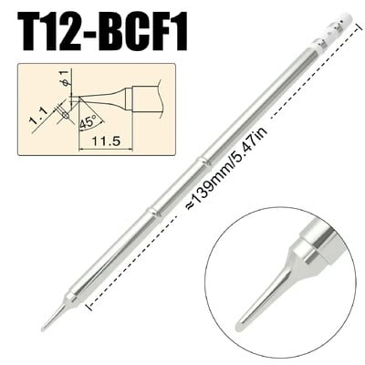 Накрайник за поялник T12 T12-D24 ILS J02 K KU за Hakko Fx951 DIY Комплекти поялни станции T12 Инструменти за заваряване