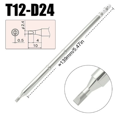 Накрайник за поялник T12 T12-D24 ILS J02 K KU за Hakko Fx951 DIY Комплекти поялни станции T12 Инструменти за заваряване