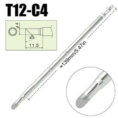 Накрайник за поялник T12 T12-D24 ILS J02 K KU за Hakko Fx951 DIY Комплекти поялни станции T12 Инструменти за заваряване