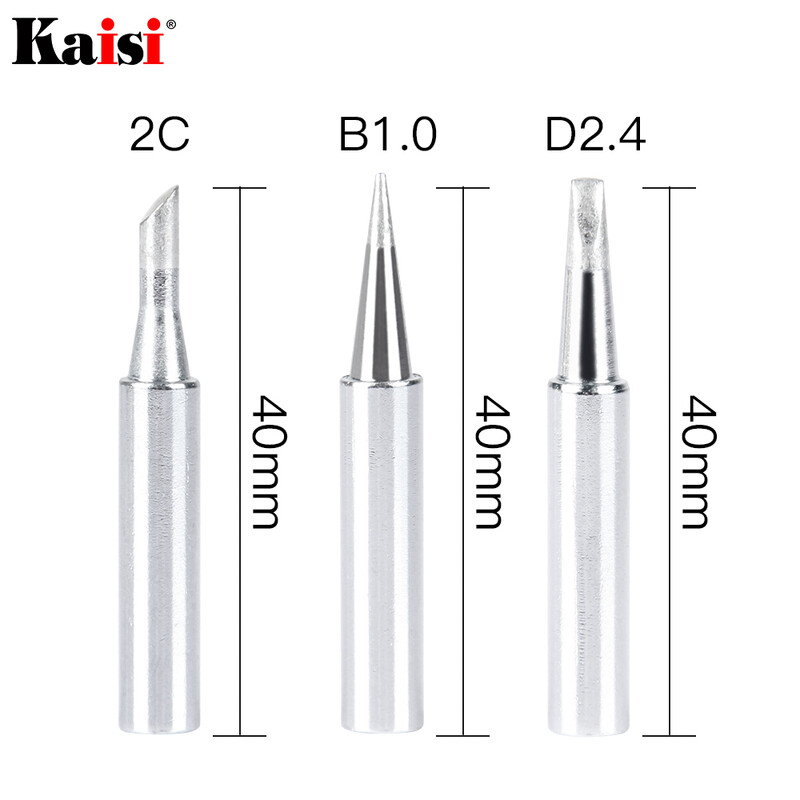 5db ólommentes forrasztópákahegy 936 univerzális forrasztóállomáshoz 900M hegesztőcsúcsok Csere forrasztópáka készlet