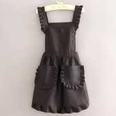 1 db Munkaruha Kötény Női Munkaruha Vízálló öltöny Körömszalon Konyha Otthoni Főzés Aranyos kötény