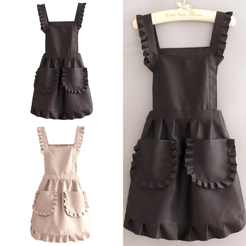 1 db Munkaruha Kötény Női Munkaruha Vízálló öltöny Körömszalon Konyha Otthoni Főzés Aranyos kötény