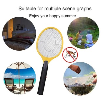 Electric Fly Insect Bug Zapper Bat Handheld Insect Fly Swatter Ρακέτα Φορητή κουνουπιών Killer Pest Control για έντομα υπνοδωματίου