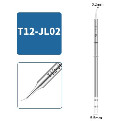 T12 sorozatú forrasztópáka hegyek elektromos hegesztőszerszám T12-I ILS JL02 KU K cserehegyek FX-951 utómunkáló állomáshoz