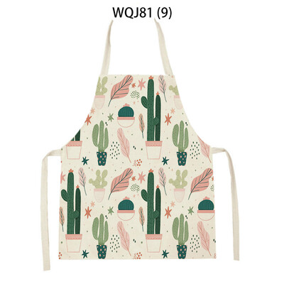 Kaktuszmintás otthoni és konyhai takarítókötény gyerekeknek Jó otthoni konyhába női konyhai kötény Fartuch Tablier