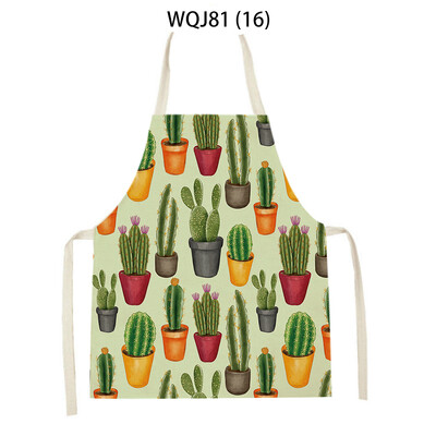 Kaktuszmintás otthoni és konyhai takarítókötény gyerekeknek Jó otthoni konyhába női konyhai kötény Fartuch Tablier