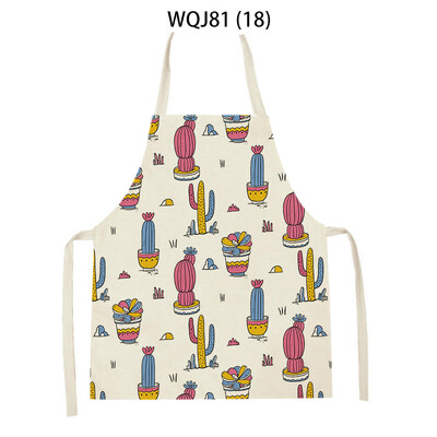 Kaktuszmintás otthoni és konyhai takarítókötény gyerekeknek Jó otthoni konyhába női konyhai kötény Fartuch Tablier