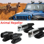 2 τμχ Υπερηχητικό Απωθητικό Ζώων Saving Wind Whistle Car Motorcycle Deer Warning Repeller Black Whistles