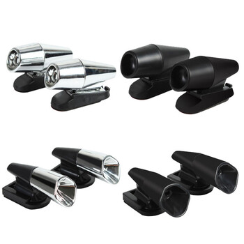 2 τμχ Υπερηχητικό Απωθητικό Ζώων Saving Wind Whistle Car Motorcycle Deer Warning Repeller Black Whistles