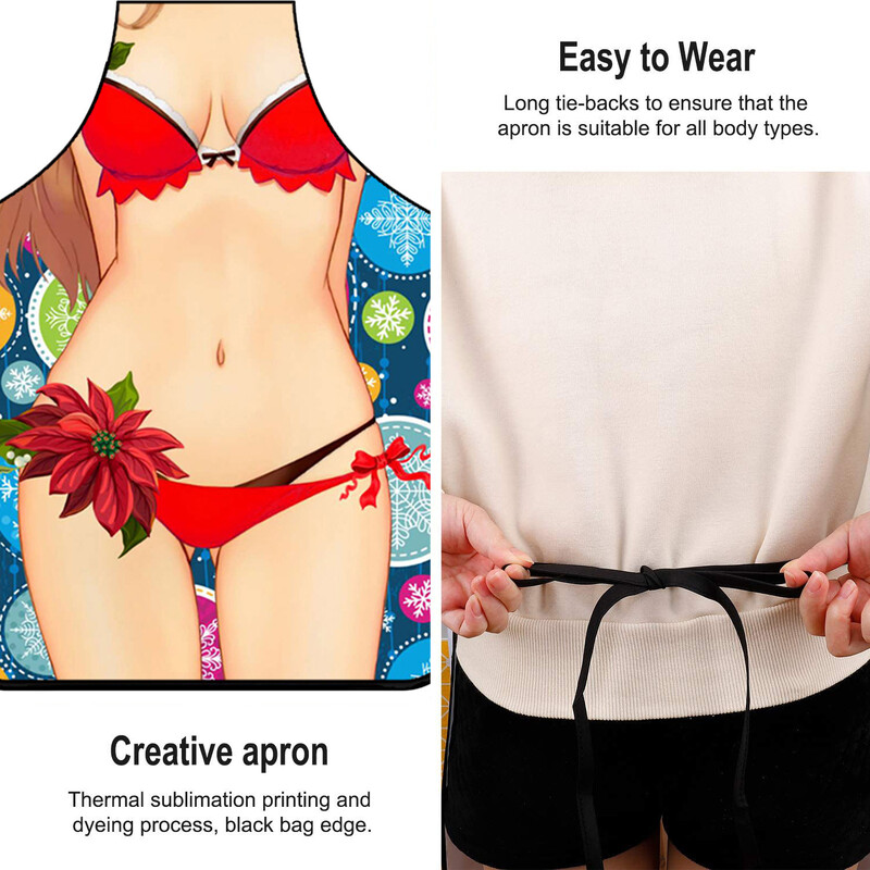 Kötény Ajándék Konyha Férfinak Buli Női Újdonság Főzőkonyha, Étkező és Bár Előke kötények Női és Férfi