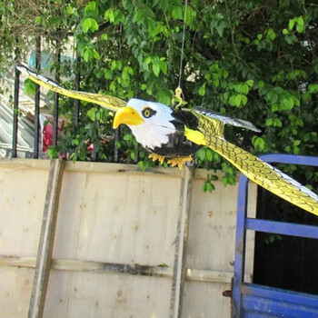 Απωθητικό πτηνών Κρεμασμένος αετός Flying Owl Απωθητικό Scarer Emulation Flying Hawk Bird Garden Scarecrow Yard Εξωτερικός έλεγχος παρασίτων