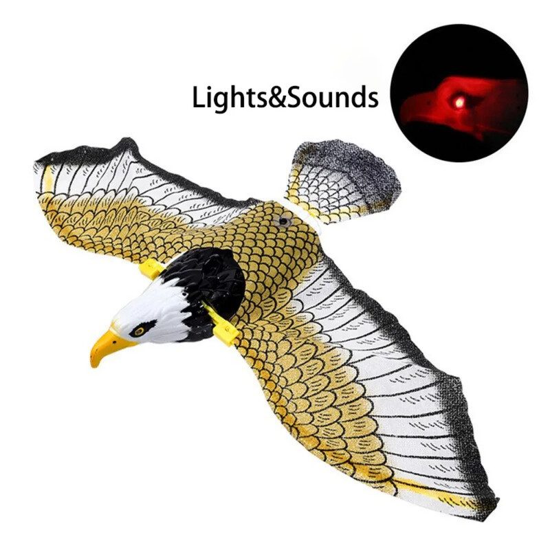 Madárriasztó függő sas repülő bagolyriasztó ijesztő emuláció repülő sólyom madárkert madárijesztő udvar kültéri kártevőirtás