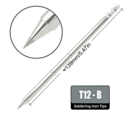 T12 sorozatú hegy forrasztópáka csere T12 hegyek fűtőtest forrasztófej elektromos hegesztő berendezés szerszámok szúró ón Cautin