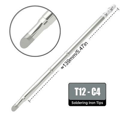 T12 sorozatú hegy forrasztópáka csere T12 hegyek fűtőtest forrasztófej elektromos hegesztő berendezés szerszámok szúró ón Cautin