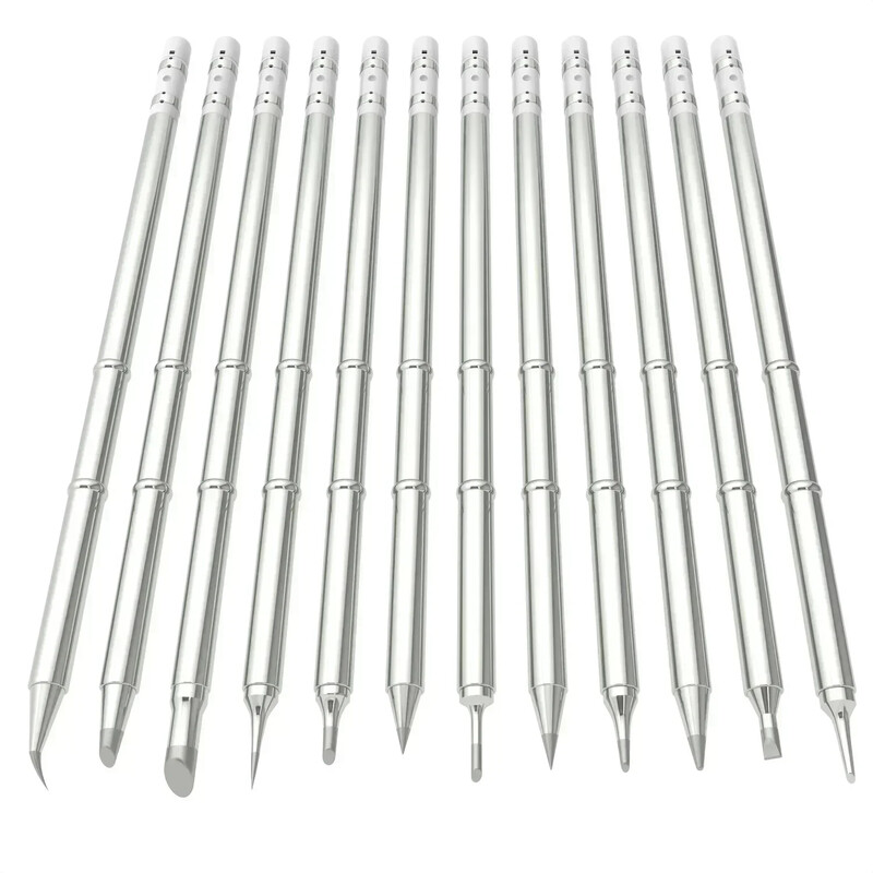 T12 sorozatú hegy forrasztópáka csere T12 hegyek fűtőtest forrasztófej elektromos hegesztő berendezés szerszámok szúró ón Cautin