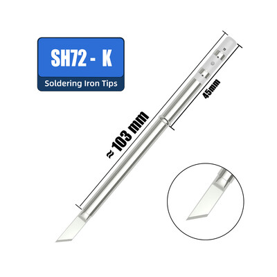 Συμβουλές SH για T85 T65 HS-01 GD300 SH72 Συγκολλητικό σίδερο Συμβατό με FM65 T65 Δεν ισχύει Ψηφιακή κεφαλή συγκόλλησης T12