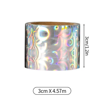 Αντανακλαστική ταινία που αναβοσβήνει Bird Scare Pigeons Crow Keep Away Αυτοκόλλητη ταινία διπλής όψης Bird Repeller Pest Control