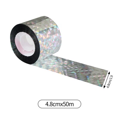 Αντανακλαστική ταινία που αναβοσβήνει Bird Scare Pigeons Crow Keep Away Αυτοκόλλητη ταινία διπλής όψης Bird Repeller Pest Control