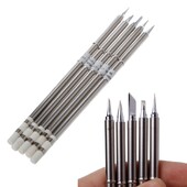 4 / 5 Pcs T12 Series Solder Iron Tips For Hakko FX951 BAKON 950D Soldering Station Drop Ship
