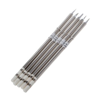 4 / 5 Pcs T12 Series Solder Iron Tips For Hakko FX951 BAKON 950D Soldering Station Drop Ship