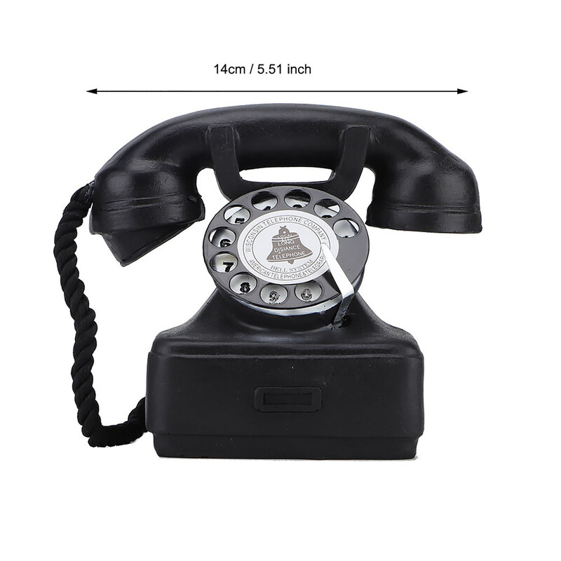 Vintage Retro Antique Telefon Fix Telefon Home Birou Decor Ornament Fotografie Recuzită