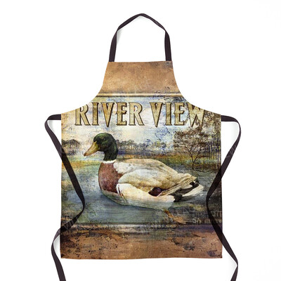 Estetika Moteriška virtuvės prijuostė vaikiška vandeniui atspari padavėjos darbo prijuostė Originali aliejui atspari havajietiško stiliaus madinga prijuostė