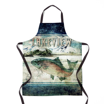 Estetika Moteriška virtuvės prijuostė vaikiška vandeniui atspari padavėjos darbo prijuostė Originali aliejui atspari havajietiško stiliaus madinga prijuostė