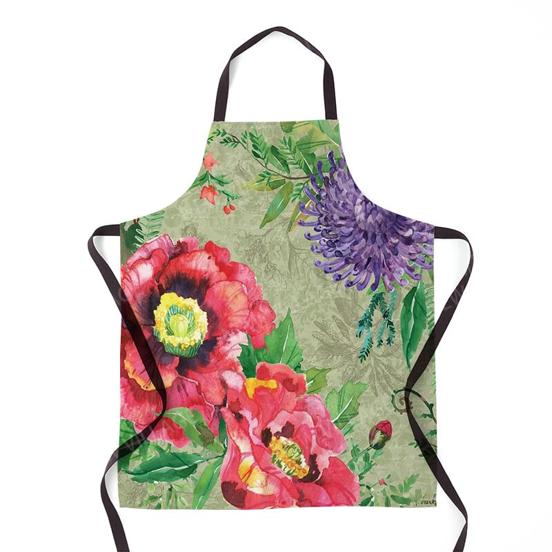 Estetika Moteriška virtuvės prijuostė vaikiška vandeniui atspari padavėjos darbo prijuostė Originali aliejui atspari havajietiško stiliaus madinga prijuostė