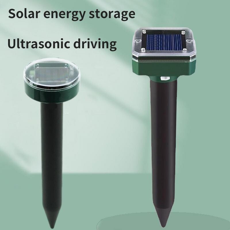 Macskariasztó ultrahangos napenergiával működő állatriasztó ABS anyag kültéri utazáshoz nélkülözhetetlen ultrahangos állatriasztó