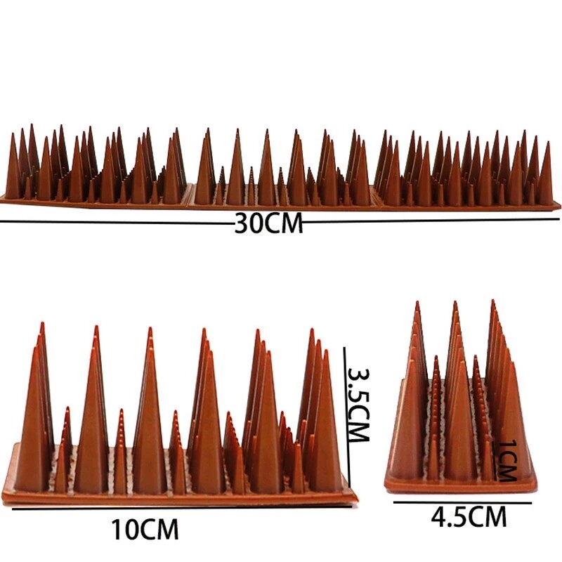 Păsări Pisici Spikes 30 cm Plastic Porumbei Gard Spike Anti Păsări Veveriță Spin Hoț Pentru A Scăpa De Porumbei Sperie Controlul dăunătorilor