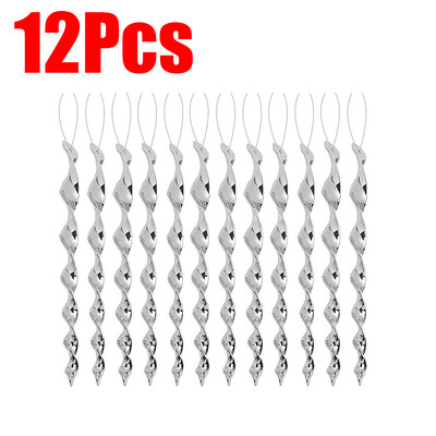 12-48 τμχ Anti Pigeon Bird Repeller Reflective Stick Scare Bird Wind Spiral Περιστρεφόμενη ράβδος Κήπος Διακοσμητικά Birds Away Scarer
