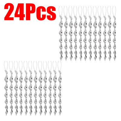 12-48 τμχ Anti Pigeon Bird Repeller Reflective Stick Scare Bird Wind Spiral Περιστρεφόμενη ράβδος Κήπος Διακοσμητικά Birds Away Scarer