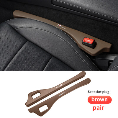 2Pc Car Seat Gap Plug Seam kartes šuves necaurlaidīga sloksne Seat Gap Pretpilināšanas sloksne priekš Hyundai n nline tucson kona 2011 2018
