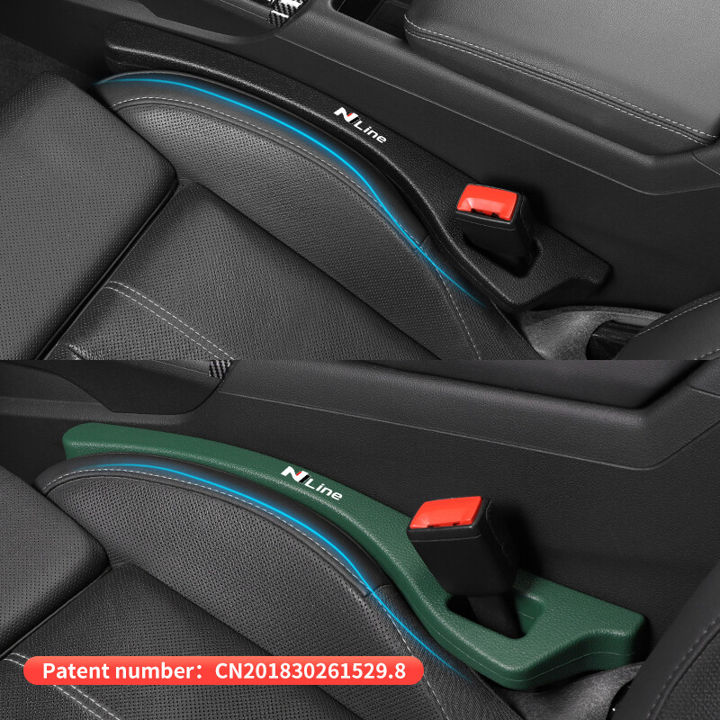 2 τεμ. Car Seat Gap Plug Seam κάρτα ραφής στεγανή λωρίδα Seat Gap Αντιπτωτική ταινία πλήρωσης για Hyundai n nline tucson kona 2011 2018