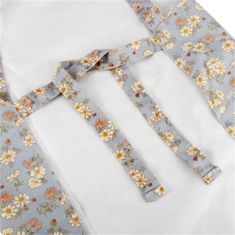 Komplet pregača Crtani cvjetni modni ispis Čišćenje doma Kuhinja Kuhanje Obrišite ruke Zaštitna odjeća Rukavi Kombinacija pregača