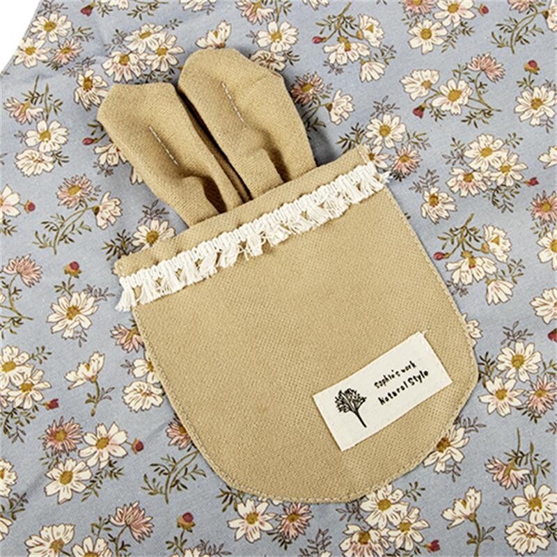 Komplet pregača Crtani cvjetni modni ispis Čišćenje doma Kuhinja Kuhanje Obrišite ruke Zaštitna odjeća Rukavi Kombinacija pregača