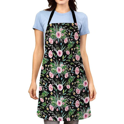 Álomfogó mintás kötény Háztartási Ünnep Női Kötény Konyhai Lerakódásgátló kötény Gyerekfestés Dekoratív kötény