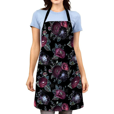 Álomfogó mintás kötény Háztartási Ünnep Női Kötény Konyhai Lerakódásgátló kötény Gyerekfestés Dekoratív kötény