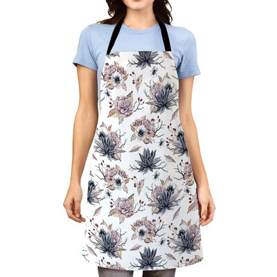 Álomfogó mintás kötény Háztartási Ünnep Női Kötény Konyhai Lerakódásgátló kötény Gyerekfestés Dekoratív kötény