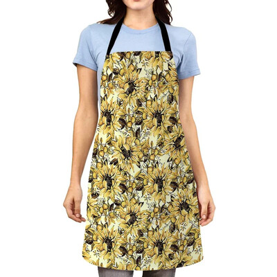 Álomfogó mintás kötény Háztartási Ünnep Női Kötény Konyhai Lerakódásgátló kötény Gyerekfestés Dekoratív kötény