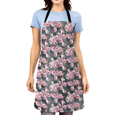 Álomfogó mintás kötény Háztartási Ünnep Női Kötény Konyhai Lerakódásgátló kötény Gyerekfestés Dekoratív kötény