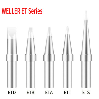Weller ET Series ETD ETB ETA Меден безоловен накрайник за поялник за WES50 51 Станция за запояване Заварчик за PES51 LR21 Дръжки