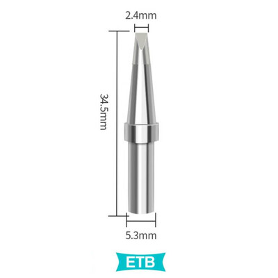 Spájkovací hrot Weller ET Series ETD ETB ETA, medený, bezolovnatý, pre spájkovaciu stanicu WES50 51, zváračku pre rukoväte PES51 LR21