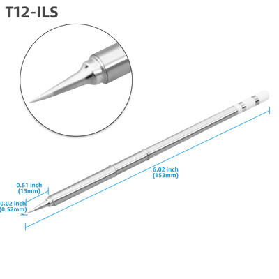Σειρά T12 Ηλεκτρικές άκρες χάλκινου συγκολλητικού σιδήρου T12-K BC2 ILS KU JL02 για αντικατάσταση κιτ σταθμού συγκόλλησης κεφαλής συγκόλλησης