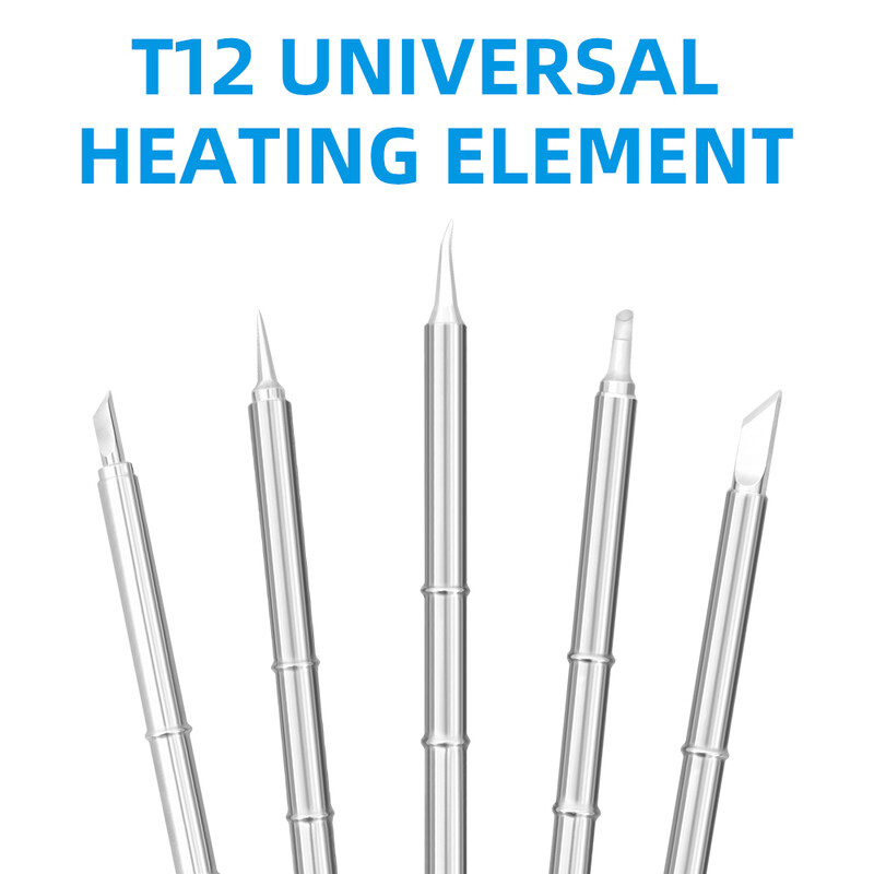 Σειρά T12 Ηλεκτρικές άκρες χάλκινου συγκολλητικού σιδήρου T12-K BC2 ILS KU JL02 για αντικατάσταση κιτ σταθμού συγκόλλησης κεφαλής συγκόλλησης